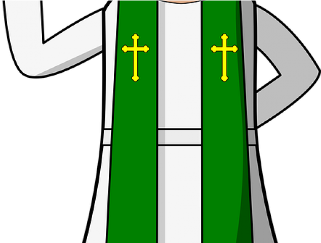 Message Clipart Pastor's - Clipart Of Priest (640x480)