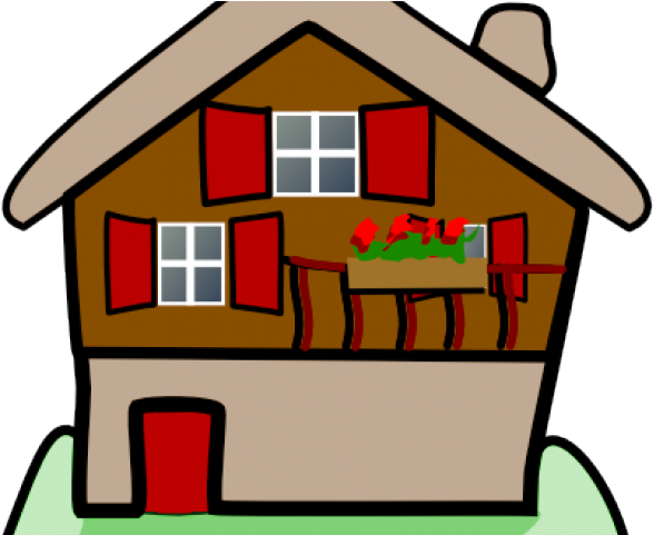 Setting Clipart Simple House - Home Clip Art (640x480)