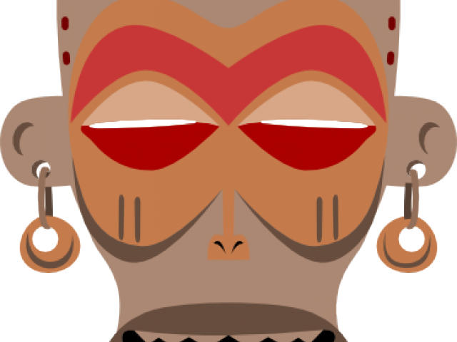 Setting Clipart African Village - African Masks Clipart Free (640x480)