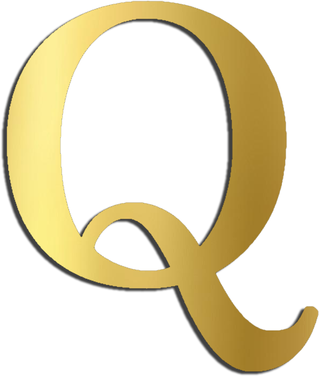 Q Gold Foil Decals - Q Gold Foil Decals (1000x1000)