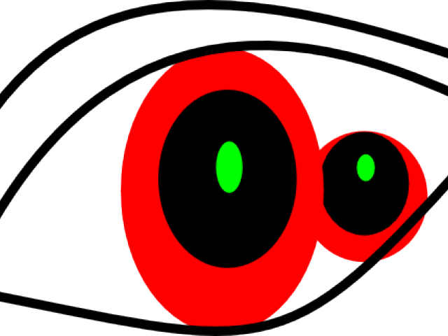 Red Eyes Clipart Real Eye - Circle (640x480)