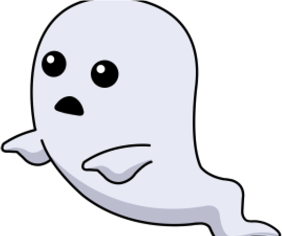 Ghost Clipart Eyes - Cartoon Halloween Gif Png (640x480)