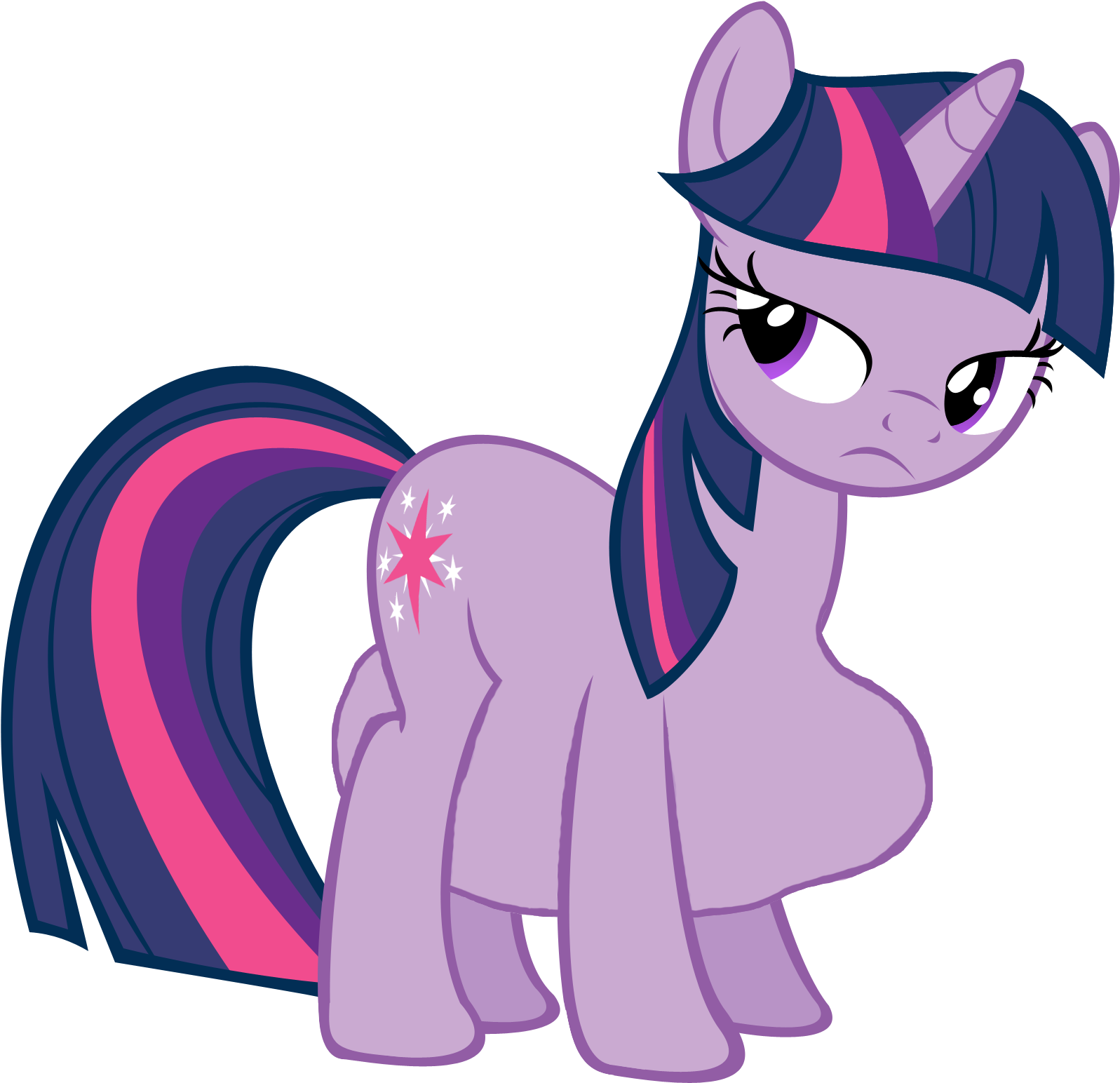 Twilight Vector Disgusted Clip Art Free Stock - Pregnant Twilight Sparkle Human (2580x1800)