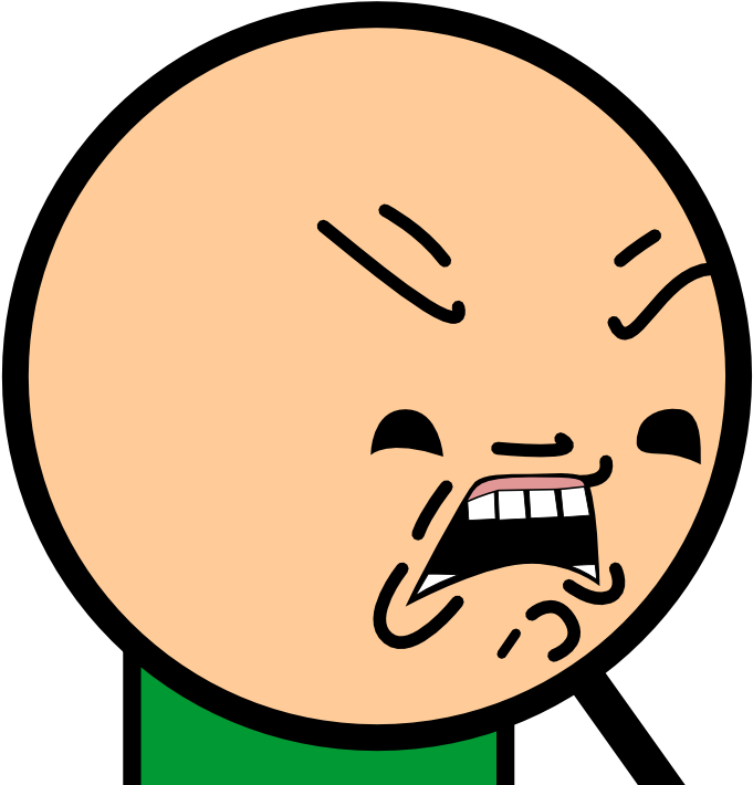 Pussies Are Gross Man It S Only - Cyanide And Happiness Surprised (744x744)