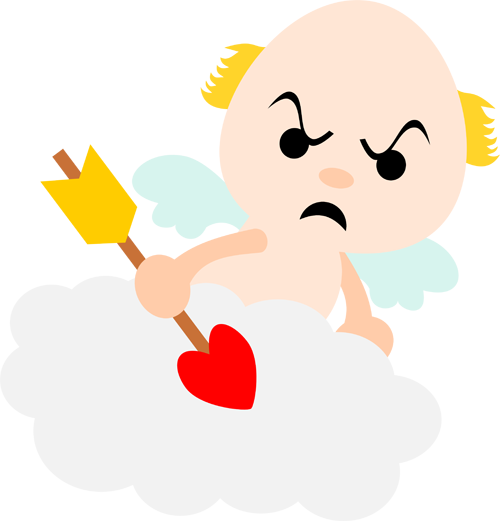 The Mods Have Shown Their Prejudice Against Us Cupid - Angry Cupid (500x521)