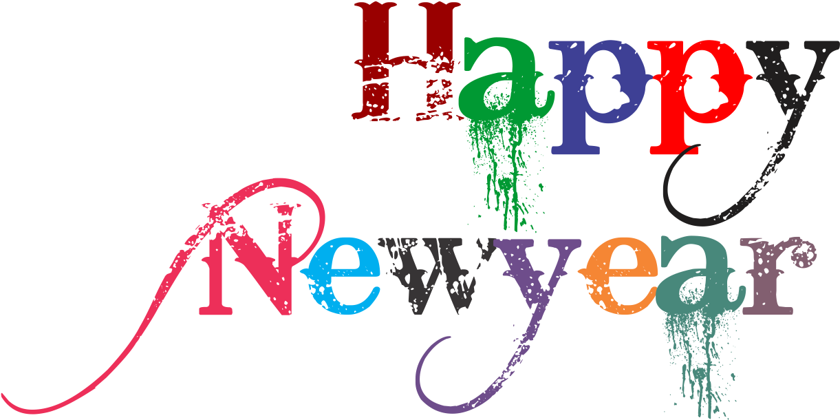 Happy New Year 2018 Clip Art - Happy New Year 2019 Png (1282x769)
