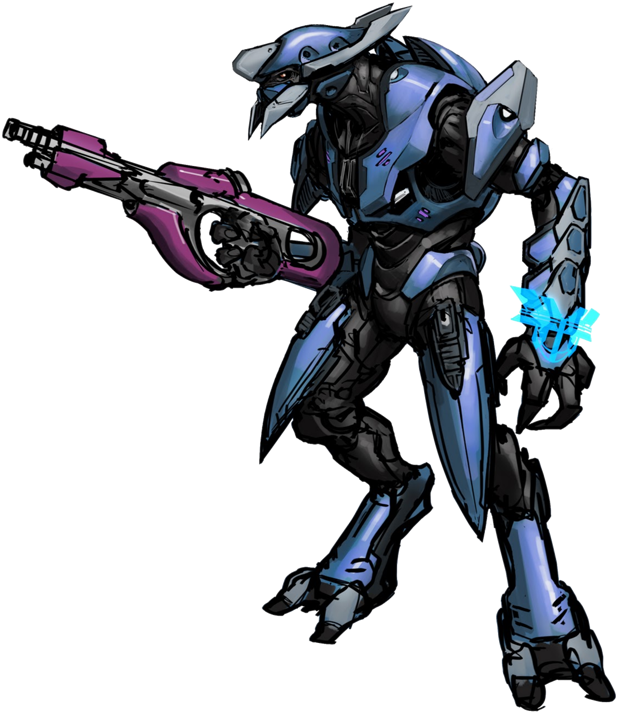 Reachconcept-specops Elite - Halo Reach Elite Concept Art (681x768)