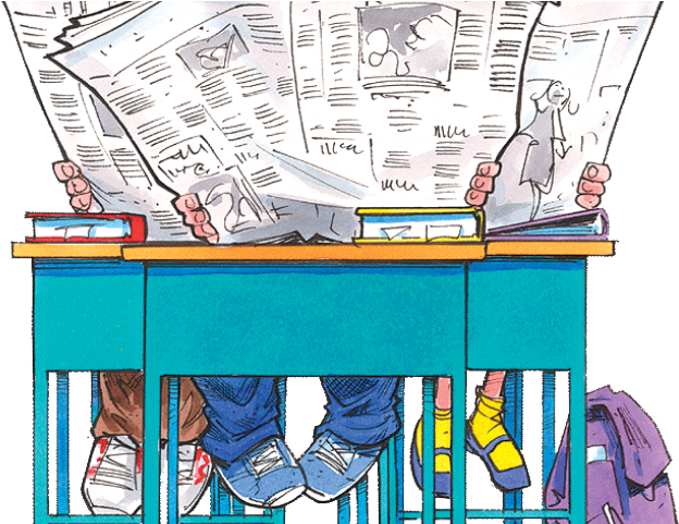 Newspaper Clipart Non Fiction - Newspaper (640x480)