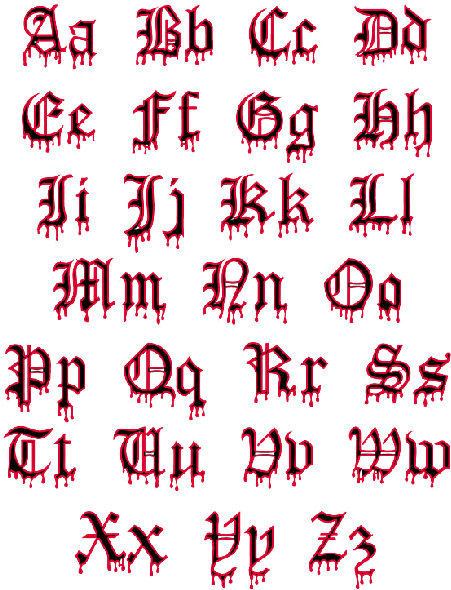 Cursive Font Generator Paijo Network Old English Inspirational - Old English Tattoo Lettering Fonts (459x600)