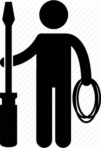 Free Download Wireman Icon Clipart Computer Icons Electrician - Serviceman Icon (351x512)