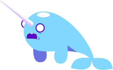 Narwhal Life Messages Sticker-11 - Narwhal (400x400)