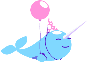 Narwhal Life Messages Sticker-10 - Narwhal (400x400)