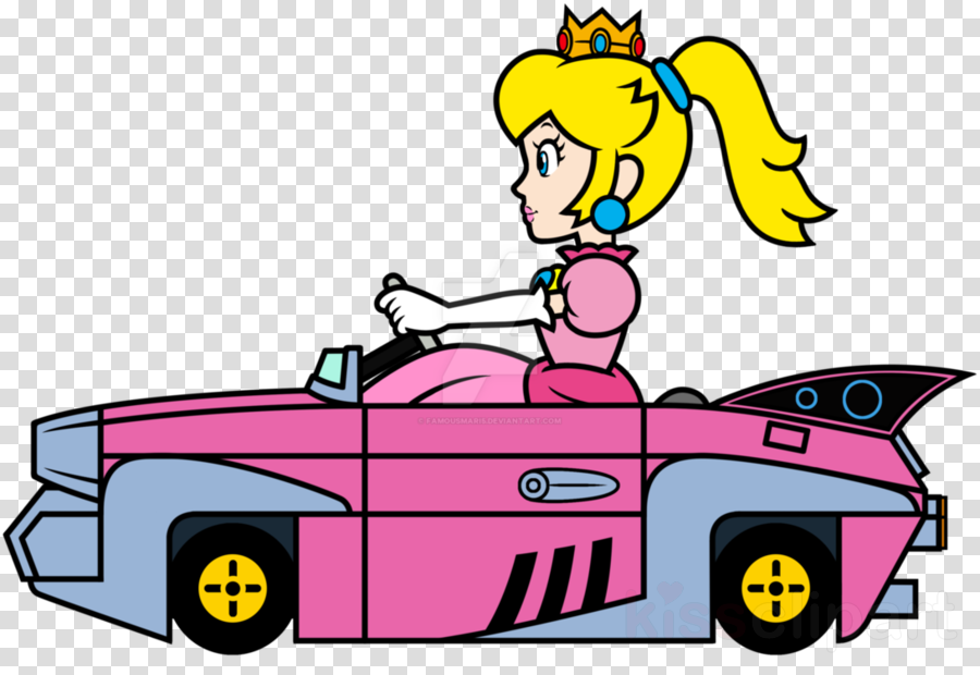 Mario Kart 2d Artwork Clipart Mario Kart Wii Mario - Mario Kart 8 2d (900x620)