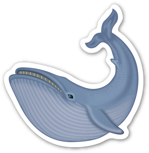 Clipart Free Stock Narwhal Clipart Emoji - Emoji De Baleia Whatsapp (513x525)