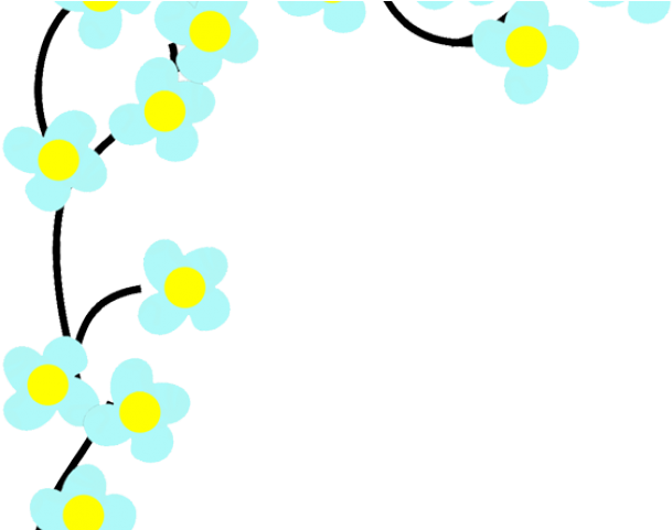 Easter Flower Clipart Cute Blue Flower - Clip Art (640x480)