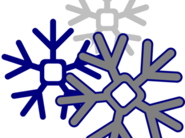 Snowflake Clipart Transparent Background - Transparent Background Snowflake Clipart (640x480)