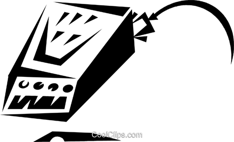 Computer Modem Royalty Free Vector Clip Art Illustration - Computer Modem Royalty Free Vector Clip Art Illustration (480x292)