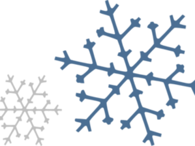 Snowflake Clipart Writing - Clipart Silhouette Snowflake (640x480)