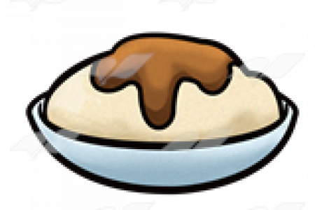 Potato Clipart Mash Potato - Mashed Potatoes Clipart (450x300)