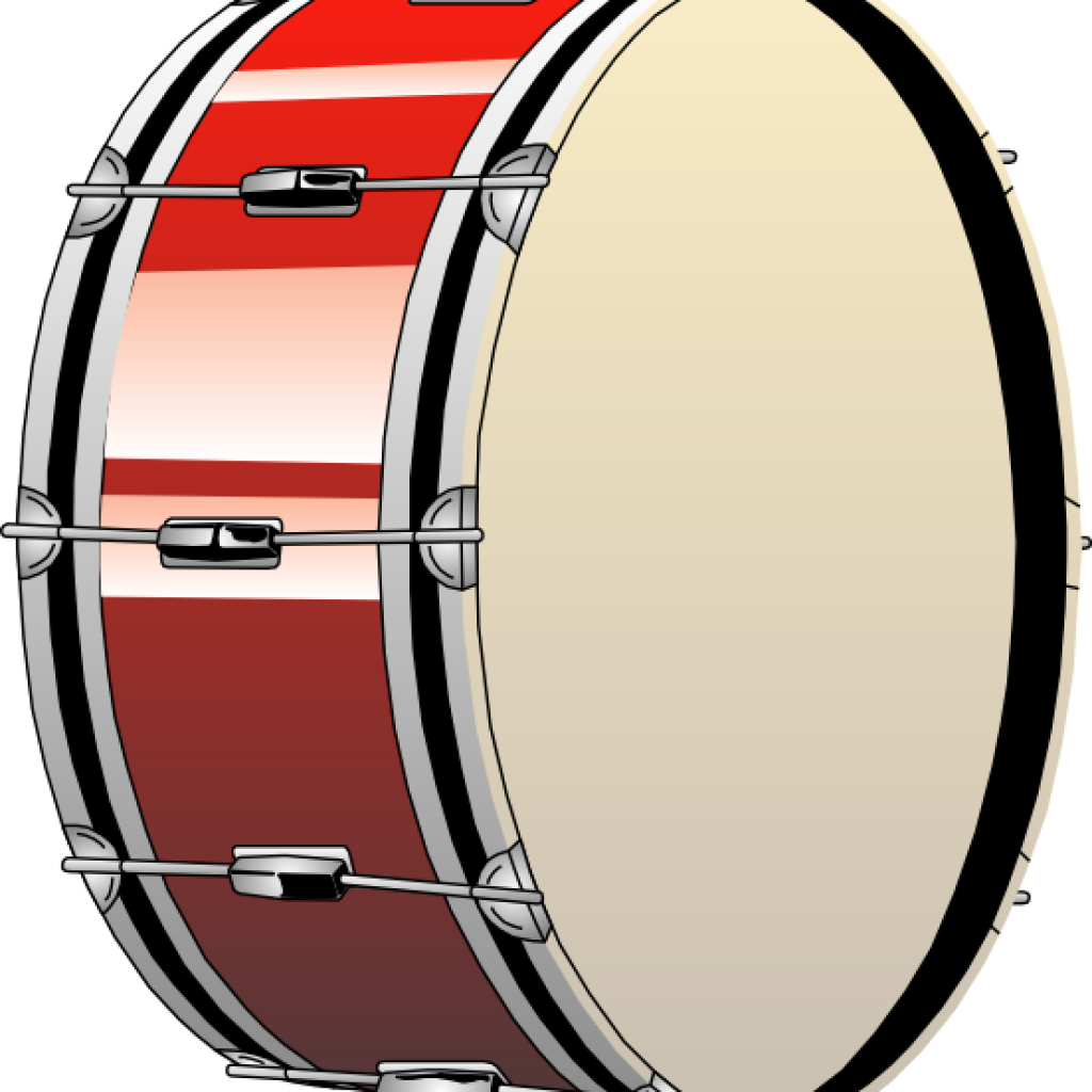 Bass Drum Clip Art Bass Drum Clip Art At Clker Vector - Bass Drum Ornament (round) (1024x1024)