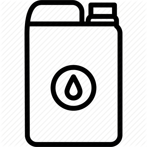 Download Motor Oil Line Art Clipart Car Motor Oil Clip - Gallon Bottle Icon (512x512)