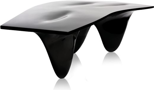 Taking The Flow Of Water As A Starting Point And Subverting - Zaha Hadid Table Design (547x494)