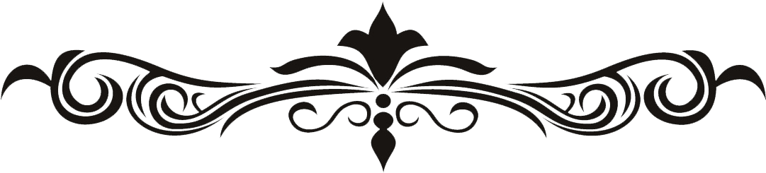 Clipart Table Gambar - Black & White Border Design (1101x286)
