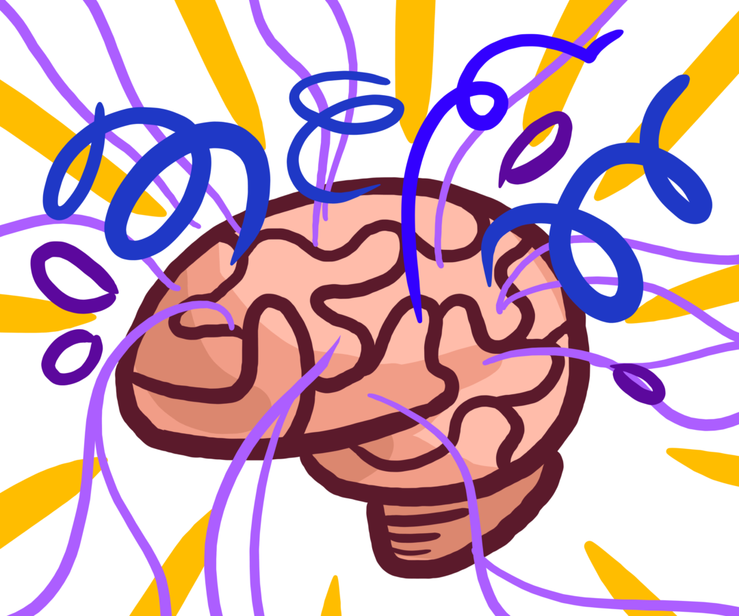 Depression Clipart Stressed - Biology (1080x900)