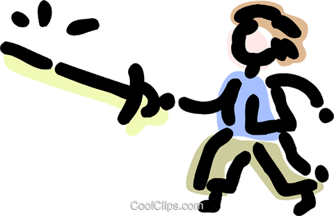 Fencer Ready For Competition Royalty Free Vector Clip - Fencer Ready For Competition Royalty Free Vector Clip (480x311)