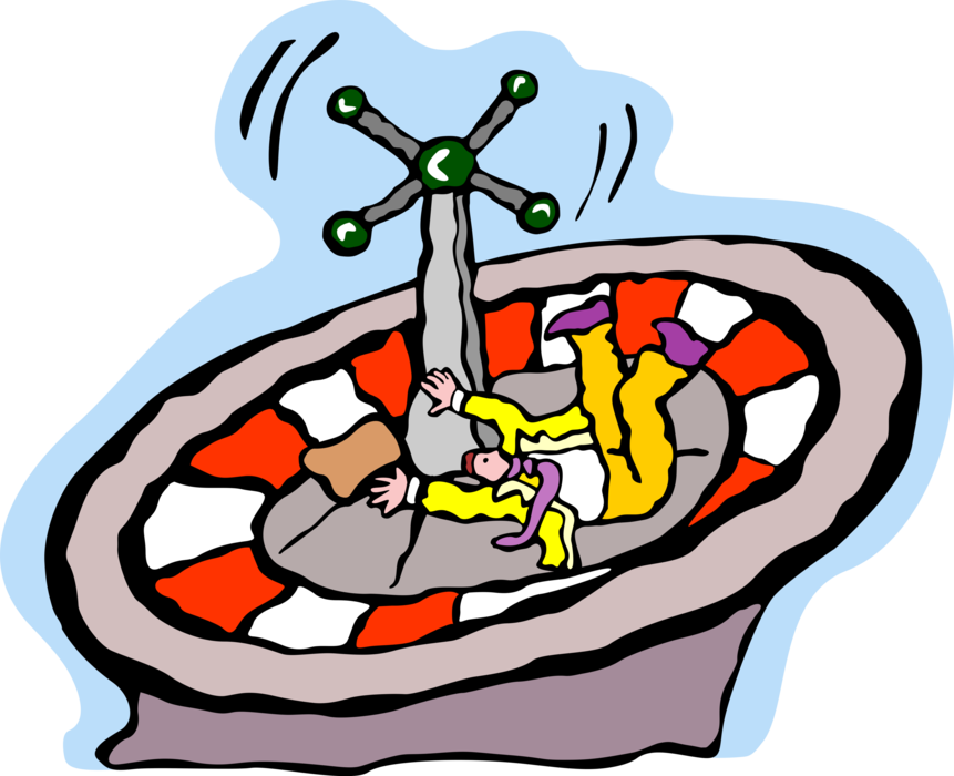 Gambling, Roulette Royalty Free Vector Clip Art Illustration - Gambling, Roulette Royalty Free Vector Clip Art Illustration (861x700)