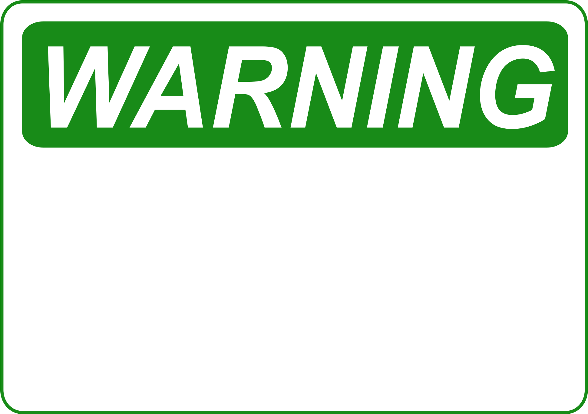 Warning Sign Computer Icons Logo Brand - Do What You Otter Add Acid To Water (2400x1366)