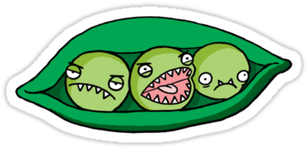 Angry Peas - Angry Peas In A Pod (375x360)