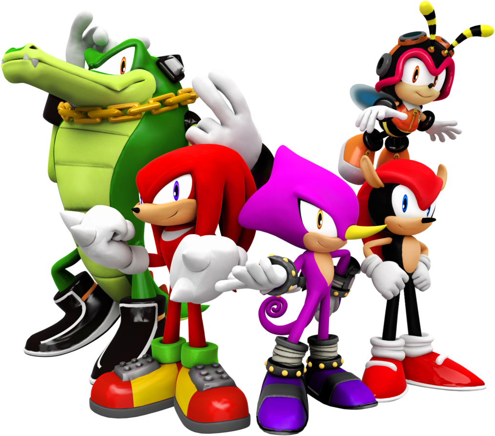 Vector Freeuse Library Knuckles Chaotix Opertion - Sonic Chaotix (1024x979)