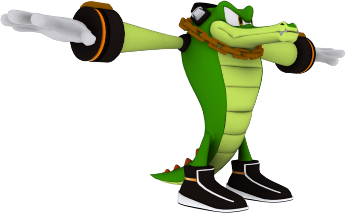 Pc Computer Sonic Generations - Vector The Crocodile Model (750x650)