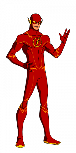 Flash Clip Superhero - Young Justice The Flash (250x500)