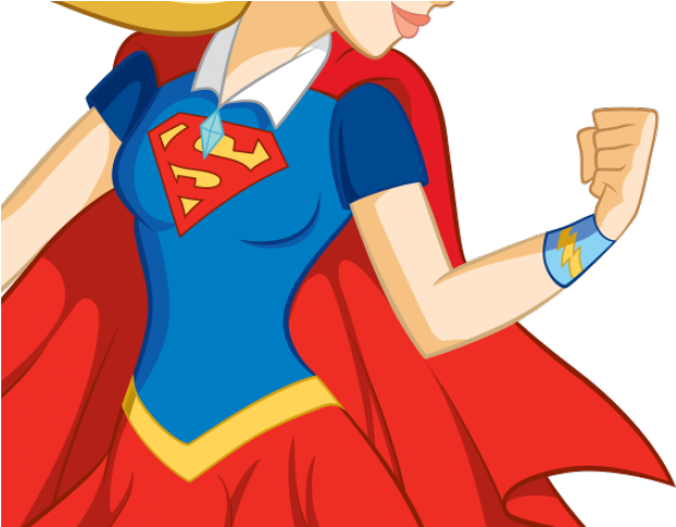 Cosplay Clipart Dc Superhero Girl - Super Hero Girl Png (640x480)