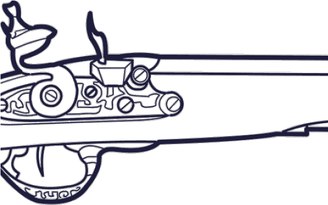 Drawn Pistol Musket - Drawing (640x480)