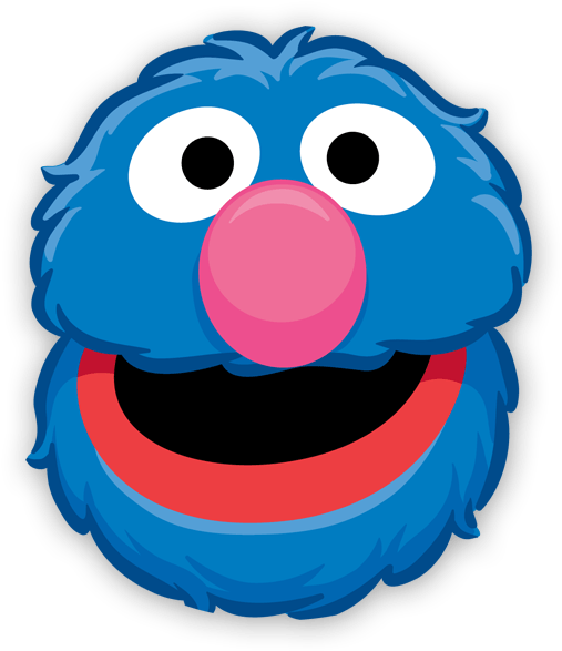 Grover Mr Snuffleupagus Elmo Clip Royalty Free Download - Sesame Street Characters Clipart (600x600)