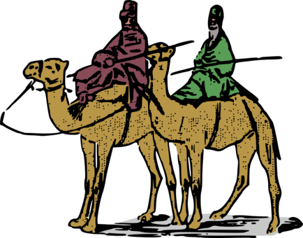 Dromedary Bactrian Camel Equestrian Computer Icons - Camel (434x340)