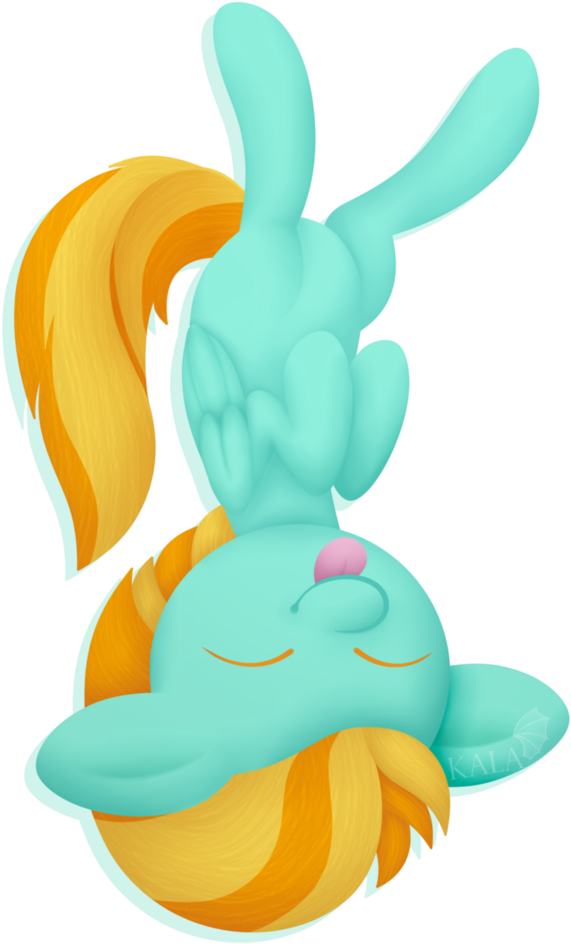 Annogyingkala, Eyes Closed, Female, Filly, Lightning - Illustration (878x1024)