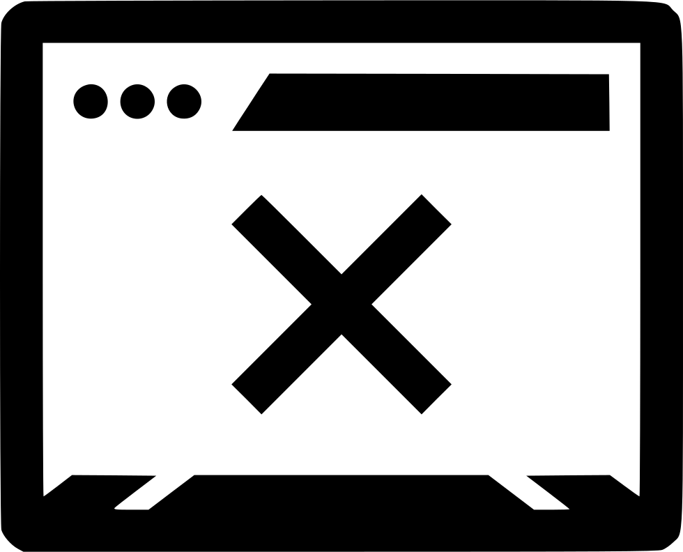 Cross Delete Denied Browser Small Browser X Comments - Cross Browser Icon (980x792)