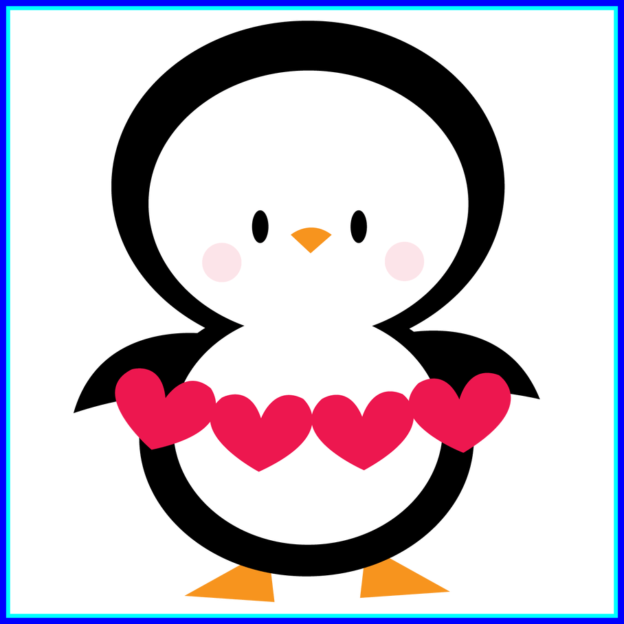 Appealing Photo By Daniellemoraesfalcao Minus Clip - Penguin With Heart Animado (908x908)