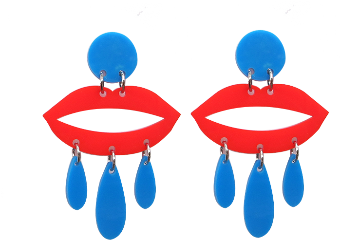 Earrings Pop Art Jewellery By Nikita Margarita - Earrings (757x668)