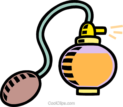Perfume Atomizer Royalty Free Vector Clip Art Illustration - Perfume Clip Art (480x415)
