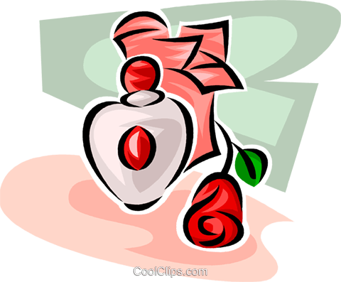 Perfume Royalty Free Vector Clip Art Illustration - Illustration (480x397)