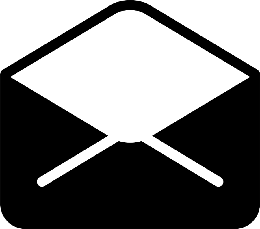 Download Email Clipart Email Computer Icons Blind Carbon - Icon Email Open Png (900x793)