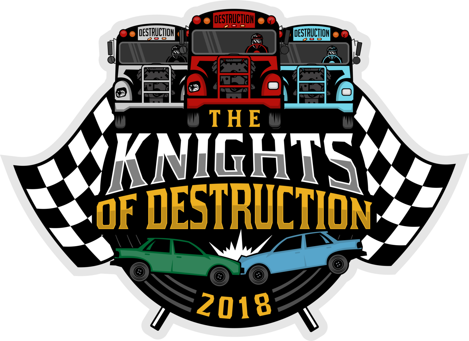 Demolition Derby Car Clip Art - Banderas De Cuadros (1500x1091)