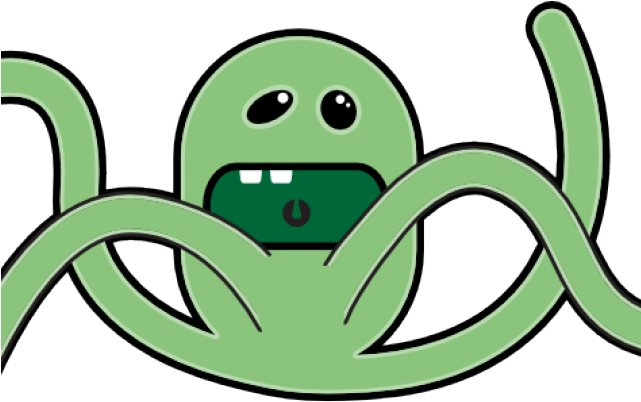 Monster Clipart Plant - Cartoon Monsters (640x480)