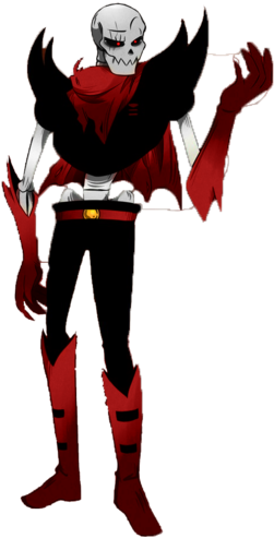 Hd Clipart Character Information 80kb - Underfell Papyrus (272x499)