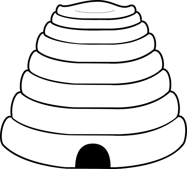 Free Image On Pixabay - Coloring Pages Of Beehives (640x579)